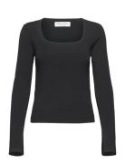 Pullover Long Sleeve Tops T-shirts & Tops Long-sleeved Black Marc O'Po...