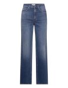The Wide Long Denim Bottoms Jeans Wide Blue Marville Road