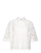 Lea Tops Shirts Short-sleeved White SUNCOO Paris