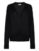 Athena Cardigan Tops Knitwear Cardigans Black Movesgood