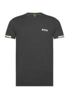 Tee Mb Sport T-shirts Short-sleeved Black BOSS