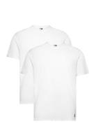2P Tee Tops T-shirts Short-sleeved White Tommy Hilfiger