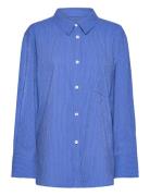 Bold Shirt Tops Shirts Long-sleeved Blue A Part Of The Art