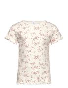Top Ss Pointelle W Babylock Ao Tops T-shirts Short-sleeved Multi/patte...