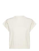 Sylvie Funnel Top Tops Knitwear Jumpers White Twist & Tango