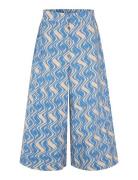 Maportia Bottoms Trousers Wide Leg Blue Masai