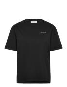 Popincourt Amour /Gots Tops T-shirts & Tops Short-sleeved Black Maison...