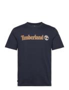 Kennebec River Linear Logo Short Sleeve Tee Dark Sapphire Designers T-...