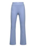 Pants Rib Bottoms Trousers Blue Creamie
