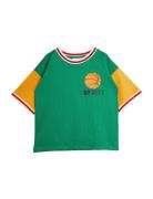 Basket Mesh Sp Ss Tee Tops T-shirts Short-sleeved Green Mini Rodini