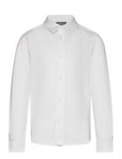 Kobmiles L/S Shirt Jrs Tops Shirts Long-sleeved Shirts White Kids Only