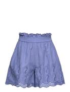 Shorts Embroidery Bottoms Shorts Blue Creamie