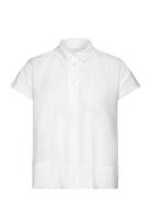 Almada Blouse Printed & Solid Tops Shirts Short-sleeved White Tamaris ...