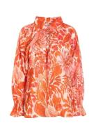 Cassisadea Ns Tops Blouses Long-sleeved Orange Dea Kudibal