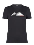 Valeria Graphic T-Shirt Tops T-shirts & Tops Short-sleeved Black J. Li...