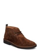 Talan Suede Chukka Boot Semskede Boots Snøresko Brown Polo Ralph Laure...