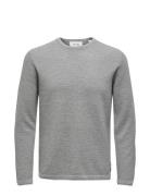 Onspanter Reg 12 Struc Crew Knit Noos Tops Knitwear Round Necks Grey O...