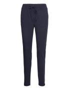 Jersey Loose Fit Pants Ankle Bottoms Trousers Straight Leg Blue Tom Ta...