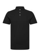 Bs Monir Regular Fit Polo Shirt Tops Polos Short-sleeved Black Bruun &...