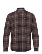 Jjeclassic Autumn Check Shirt Ls Sn Tops Shirts Casual Brown Jack & J ...