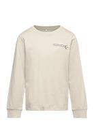 Nkmtrefor Ls Top Pb Tops T-shirts Long-sleeved T-shirts Cream Name It