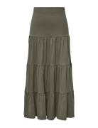 Onlmay Life Maxi Skirt Jrs Noos Langt Skjørt Green ONLY