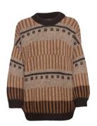 Ethno Unisex Sweater Tops Knitwear Jumpers Multi/patterned The Knotty ...