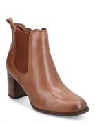 Women Boots Shoes Boots Ankle Boots Ankle Boots With Heel Brown Tamari...