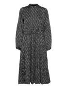 Acacia Avery Dress Knelang Kjole Multi/patterned Bruuns Bazaar