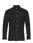 Hemmo Bamboo Viscose Jersey Shirt Tops Shirts Business Black FRENN