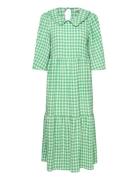 Sonya Dress Knelang Kjole Green Lollys Laundry