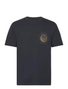 T-Shirts Short Sleeve Tops T-shirts Short-sleeved Navy Marc O'Polo