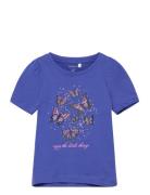 Nmfkate Ss Top Pb Tops T-shirts Short-sleeved Blue Name It