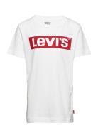 Levi's® Short Sleeve Box Tab Tee Tops T-shirts Short-sleeved White Lev...