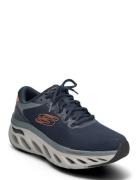 Mens Arch Fit Glide-Step Lave Sneakers Navy Skechers