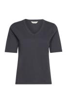Ratansapw Ts Tops T-shirts & Tops Short-sleeved Navy Part Two