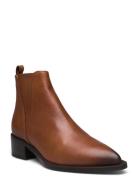 Ashanti Shoes Boots Ankle Boots Ankle Boots Flat Heel Brown Pavement