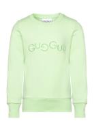 Logo Sweatshirt Tops Sweat-shirts & Hoodies Sweat-shirts Green Gugguu