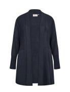 Wa-Samanda 2 Tops Knitwear Cardigans Navy Wasabiconcept