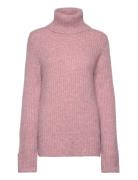 Sc-Torino Tops Knitwear Turtleneck Pink Soyaconcept