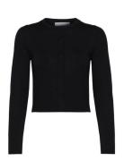 Merino Petit Cardigan Tops Knitwear Cardigans Black Cathrine Hammel