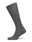 Cotton Knee Socks Lingerie Socks Regular Socks Grey Mp Denmark