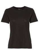 Slcolumbine Crew-Neck T-Shirt Ss Tops T-shirts & Tops Short-sleeved Bl...