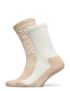 Ragna Hiking Sock 2Pk Sport Socks Regular Socks Beige Kari Traa