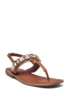 Sandal Flate Sandaler Brown Sofie Schnoor