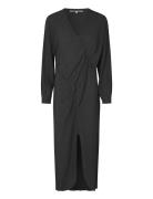 Belisa Dress Knelang Kjole Black Second Female
