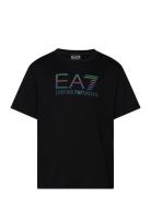 T-Shirt Sport T-shirts Short-sleeved Black EA7