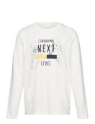 Nkmvux Ls Top L1 Tops T-shirts Long-sleeved T-shirts White Name It