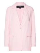 Vmzelda Ls Loose Blazer Noos Blazers Single Breasted Blazers Pink Vero...