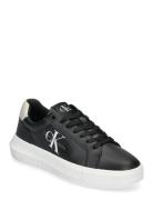 Chunky Cupsole Laceup Lth Ml Mtl Lave Sneakers Black Calvin Klein